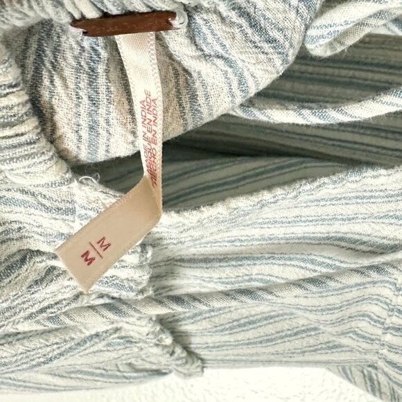 FREE PEOPLE Desert Days Stripe Mini Dress in Ivory Combo Size Medium - Picture 7 of 15
